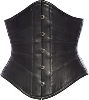 Leather Steel Boned Waist Corset