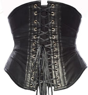 Leather Steel Boned Waist Corset